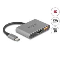 DeLock DeLock USB Type-C Adapter to HDMI 4K 30Hz with USB Type-A and USB Type-C PD 2.0 90 W 61071