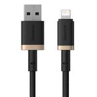 Baseus Baseus Dura Series 2.4A USB to Lightning Fast Charging cable 2m Black/Gold P10377801U01-02