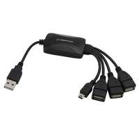 Esperanza Esperanza EA114 4-portos USB2.0 HUB Black