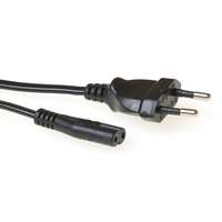 ACT ACT Powercord Euro male - C7 female 1,5m Black AK5020