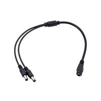 Nestron Nestron DC csatlakozó elosztó; 1x aljzat; 2x dugó NPP-DC1F2M