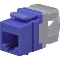 Nestron Nestron Keystone UTP csatlakozó; Cat6; 180°; dual IDC (Krone/110); kék NPN-KEY-1C6U-180C-BL