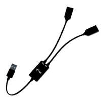 I-TEC I-TEC 2-portos USB3.2 HUB Black U3CBLHUB2A