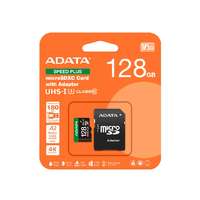 A-Data A-Data 128GB microSDXC Speed Plus Class 10 UHS-I U3 V30 + adapterrel UD128GUI3V30A2SP-RA1