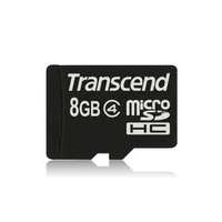 Transcend Transcend 8GB microSDHC Class 4 adapter nélkül TS8GUSDC4