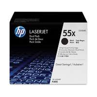 HP HP CE255XD (55X) 2-pack Black toner