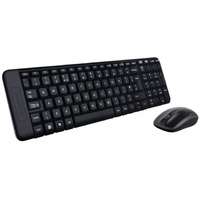 Logitech Logitech MK220 wireless billentyűzet + optikai egér Black US 920-003168