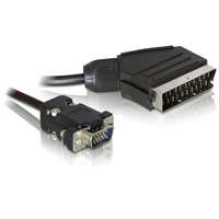 DeLock DeLock Cable Video Scart male (output) > VGA male (input) 2m 65028