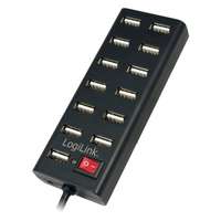 Logilink Logilink USB 2.0 Hub 13-port with On/Off Switch Black UA0126