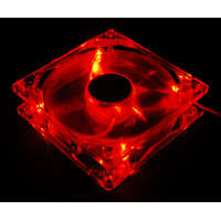 Akyga Akyga AW-12A-BR System Fan 12cm Red LED OEM
