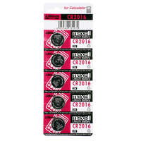 Maxell Maxell CR2016 Lítium Gombelem 5db/csomag 76903CM