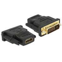 DeLock DeLock DVI-D (Dual Link) (24+1) - HDMI female Adapter Black 65466