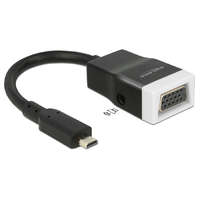 DeLock DeLock HDMI-micro D male to VGA female átalakító audió funkcióval 65589