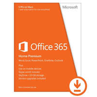 Microsoft Microsoft Office 365 Home Premium 5 Felhasználó 1 Év HUN Online Licenc 6GQ-00092