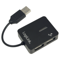 Logilink Logilink Smile USB 2.0 hub 4-port Black UA0139