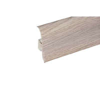 salag Műanyag szegőléc kábelcsatornával, 250cm, 56mm magas "NGF" - Spártai tölgy