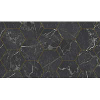 tarkett Tekercses vinyl (PVC), "NERO MARQUINE-HEXAGON" gold, modern, csempe mintás, 400cm