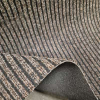 VEBE SHEFFIELD filc futószőnyeg, barna, bordás, gumi hátoldallal, 100cm