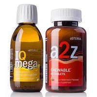 doTERRA A2Z Chewable rágótabletta és IQ Mega folyékony omega-3 táplálékkiegészítő - doTERRA 2 db (a2z Chewable™ + IQ Mega™)