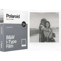 Polaroid Polaroid B&W fekete-fehér i-Type film, fotópapír fehér kerettel (8 lap)