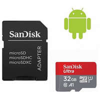 SanDisk SanDisk Ultra microSDHC 32GB 120MB/s A1 Class 10 UHS-I + adapter + android app