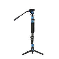 Sirui Sirui P-325FS carbon monopod 3 lábú állványtalppal és VA-5 fluid videófejjel