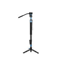 Sirui Sirui P-424FL carbon monopod 3 lábú állványtalppal és VA-5 fluid videofejjel