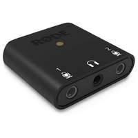 Rode Rode két csatornás TRS/TRRS mikrofon és fejhallgató adapter USB-C aljzattal, Lightning, USB-C és USB-A kábelekkel (AI-Micro)