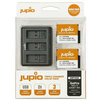 Jupio Jupio Value Pack (2x Battery GoPro HERO9/HERO10, AHDBT-901 1730mAh + Compact USB Triple töltő)