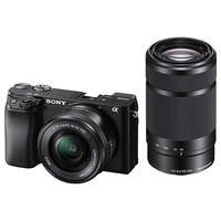 Sony Sony Alpha 6100Y kit (16-50mm f/3.5-5.6 + 55-210mm f/4.5-6.3) (fekete)