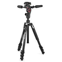 Manfrotto Manfrotto Befree live 3D kit: alu állvány csatos láb+3D live fluid fej (MKBFRLA4BK-3W)