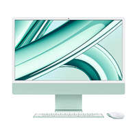 Apple Apple iMac 24" M3 Chip 8-core CPU 8-core GPU 8GB/256GB 4.5K-s Retina kijelző Green (zöld) (MQRA3MG/A)