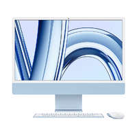 Apple Apple iMac 24" M3 Chip 8-core CPU 8-core GPU 8GB/256GB 4.5K-s Retina kijelző Blue (kék) (MQRC3MG/A)