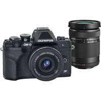 Olympus Olympus OM-D E-M10 Mark IV Double Zoom kit (14-42mm f/3.5-5.6 EZ Pancake, 40-150mm f/4-5.6 R) (fekete/fekete/fekete)
