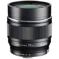 OM SYSTEM OM SYSTEM M.Zuiko Digital 75mm f/1.8 ED (Micro 4/3) (fekete)