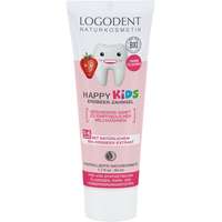 Logona Happy Kids Fluoridmentes gyermek foggél bio eperkivonattal 50 ml Logona