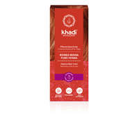 Khadi Növényi hajfesték por - Élénkvörös - 100%Henna 100 g Khadi
