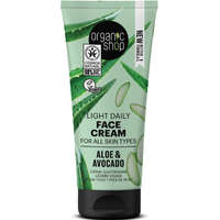 Organic Shop Könnyű arckrém aloe verával és avokádóval 50 ml Organic Shop
