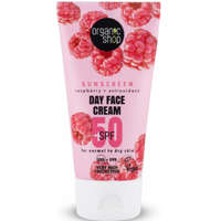 Organic Shop Fényvédő arckrém málnával és antioxidánsokkal SPF50 - normál és száraz bőrre 50 ml Organic Shop
