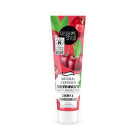 Organic Shop Szuvasodás elleni bio fogkrém cseresznyével és gránátalmával 100 g Organic Shop