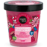 Organic Shop Bőrkisimító testradír Édes cukorka 450 ml Organic Shop