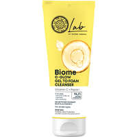 Lab Biome Ragyogásfokozó gél-hab arctisztító C-vitamin + Papain 140 ml Lab Biome
