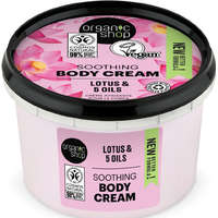 Organic Shop Nyugtató testápolókrém lótusszal és 5 olajjal 250 ml Organic Shop