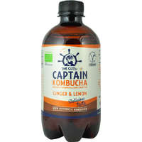 GUTsy Captain Bio Kombucha Élőflórás ital gyömbér-citromos 400 ml Biopont
