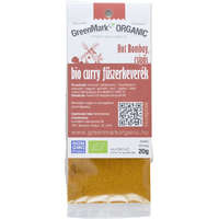 GreenMark Bio Curry fűszerkeverék Hot Bombay, csípős 20 g GreenMark