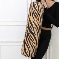 Prána Párna Jóga henger Premium Tönkölyhéj párna 70x20 cm + Safari Collection huzat (Tiger)