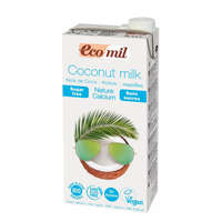 EcoMil Bio Kókuszital hozzáadott édesitőszer nélkül 1 l EcoMil
