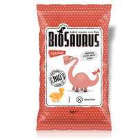Biopont Bio Kukoricás snack, ketchupos "BioSaurus Babe" 50 g Biopont