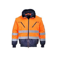 Portwest Pj50 Láthatósági Narancssárga Pilóta Dzseki 2in1 - XXL