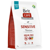Brit Brit Care Sensitive Venison and Potato Gabonamentes Szarvasos Kutyatáp 3 kg